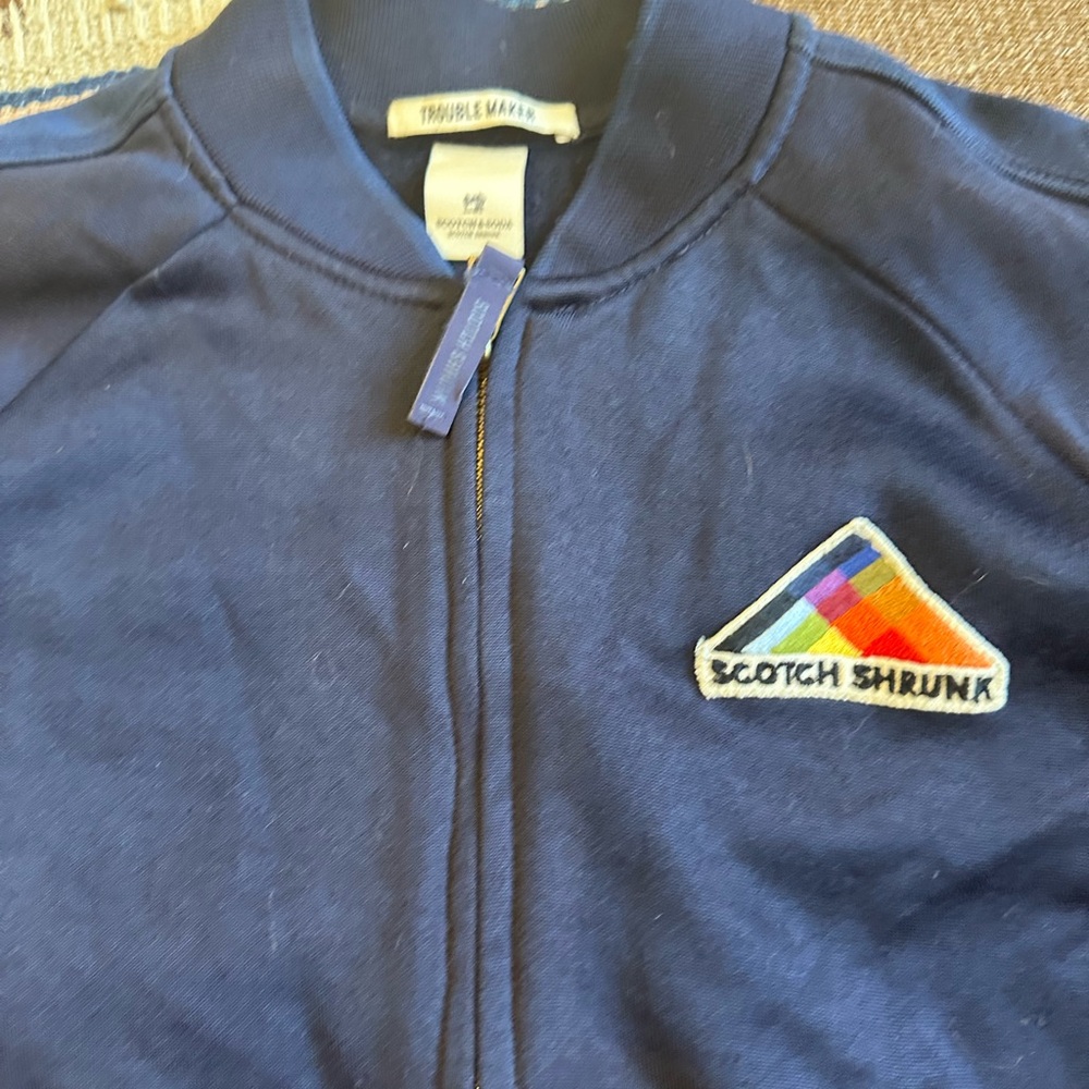 Scotch Shrunk Dark Blue Zip-Up